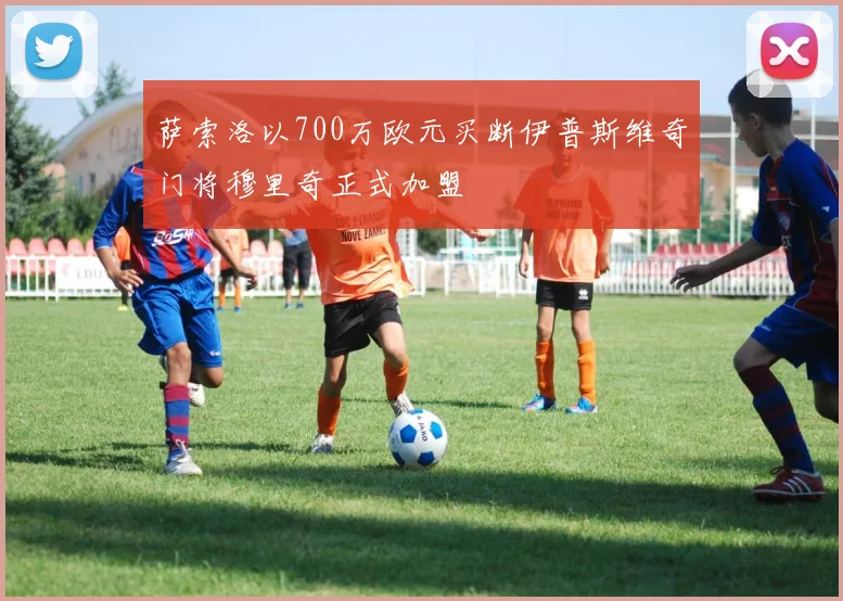 萨索洛以700万欧元买断伊普斯维奇门将穆里奇正式加盟